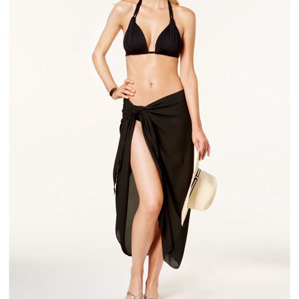 Bikini cover up wrap skirt